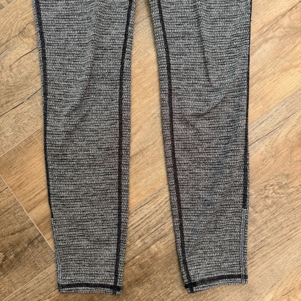 Prana Space Dye Knit Leggings Gray Blue High Rise Yoga Tights Womens S Gorpcore - Picture 3 of 9